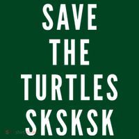 Save The Turtles SKSKSK Apron thumb 3