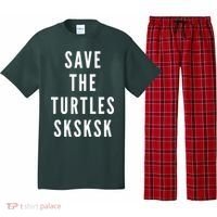 Save The Turtles SKSKSK Pajama Set thumb 0
