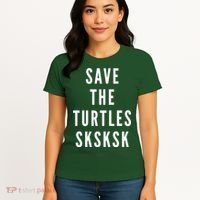 Save The Turtles SKSKSK Women's T-Shirt thumb 4