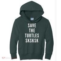 Save The Turtles SKSKSK Kids Hoodie thumb 0