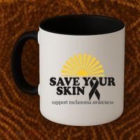 Save Your Skin Melanoma Awareness Coffee Mug thumb 2