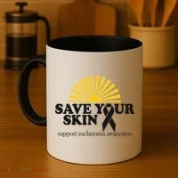 Save Your Skin Melanoma Awareness Coffee Mug thumb 4