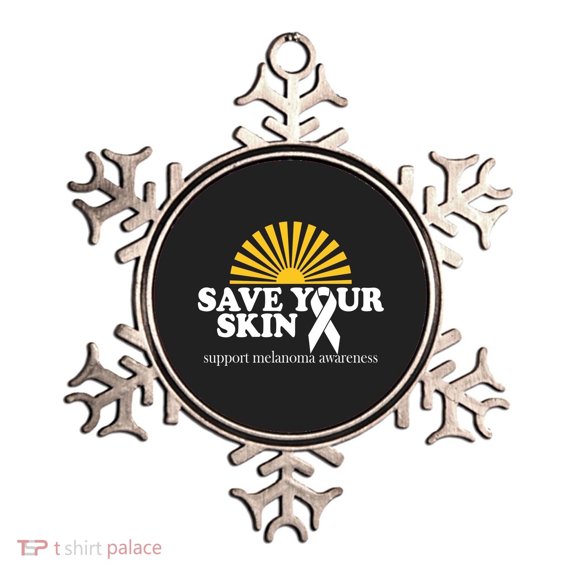 Save Your Skin Melanoma Awareness Ornament