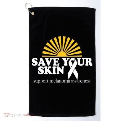 Save Your Skin Melanoma Awareness Golf Towel