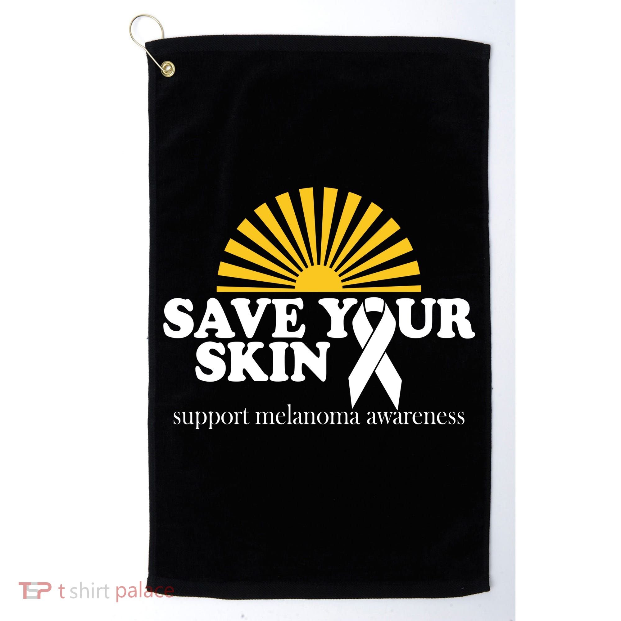 Save Your Skin Melanoma Awareness Golf Towel