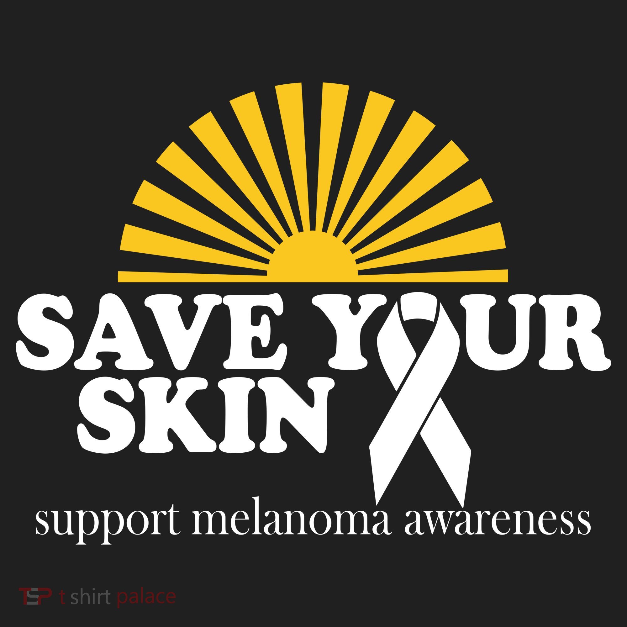 Save Your Skin Melanoma Awareness Golf Towel