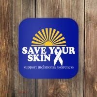 Save Your Skin Melanoma Awareness Coaster thumb 0