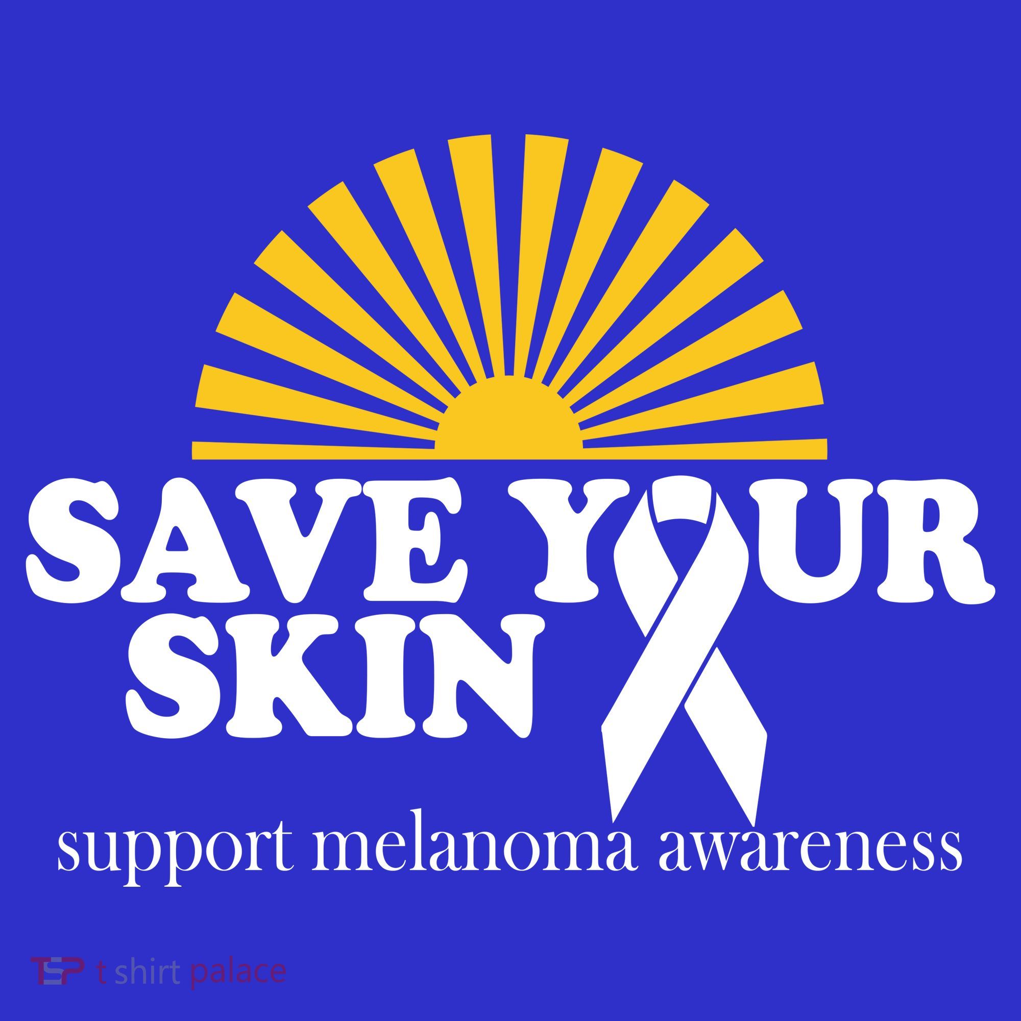 Save Your Skin Melanoma Awareness Coaster