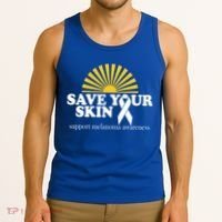 Save Your Skin Melanoma Awareness Tank Top thumb 3