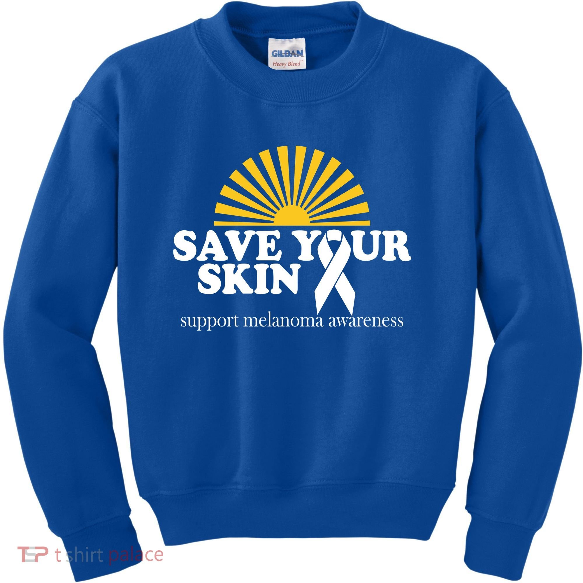 Save Your Skin Melanoma Awareness Kids Sweatshirt