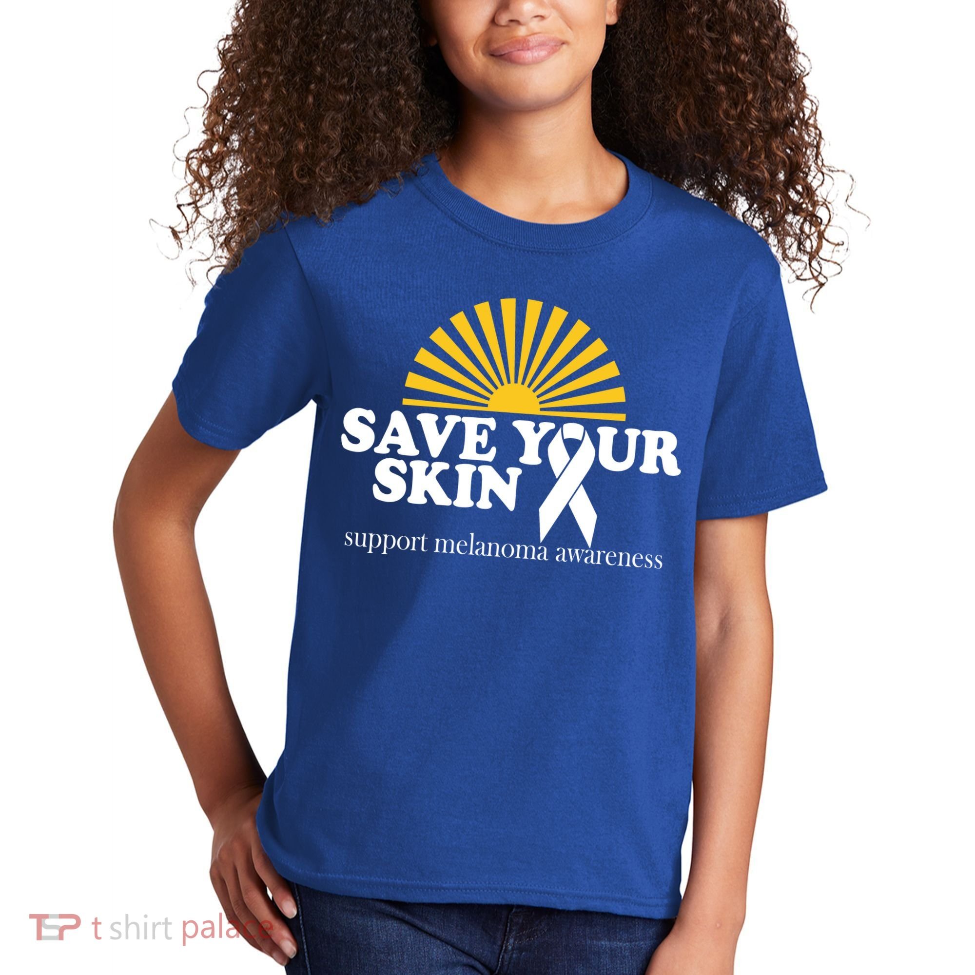 Save Your Skin Melanoma Awareness Kids T-Shirt