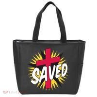 Saved Comic Cross Tote Bag thumb 0