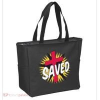 Saved Comic Cross Tote Bag thumb 2