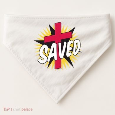 Saved Comic Cross USA-Made Doggie Bandana