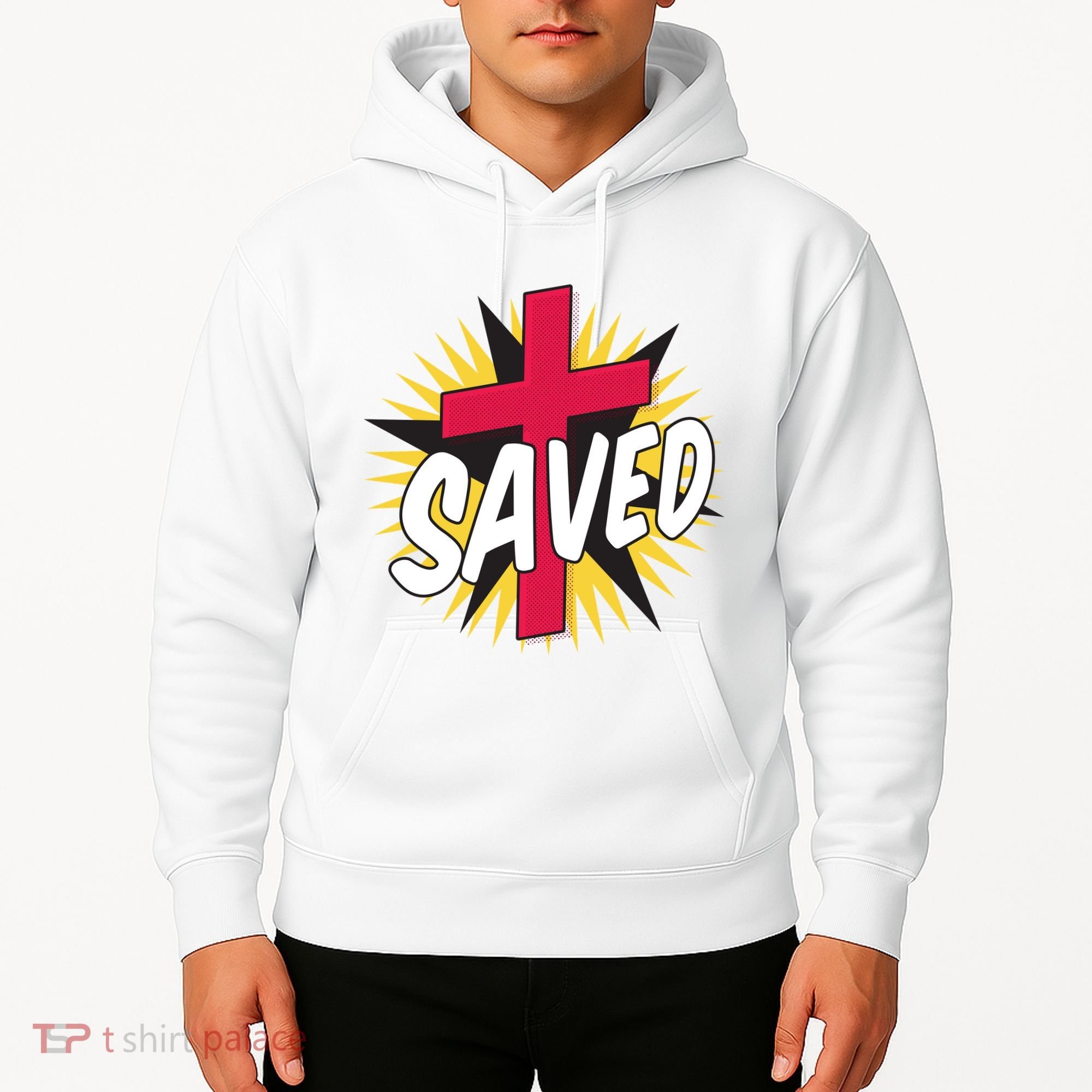 Saved Comic Cross Hoodie