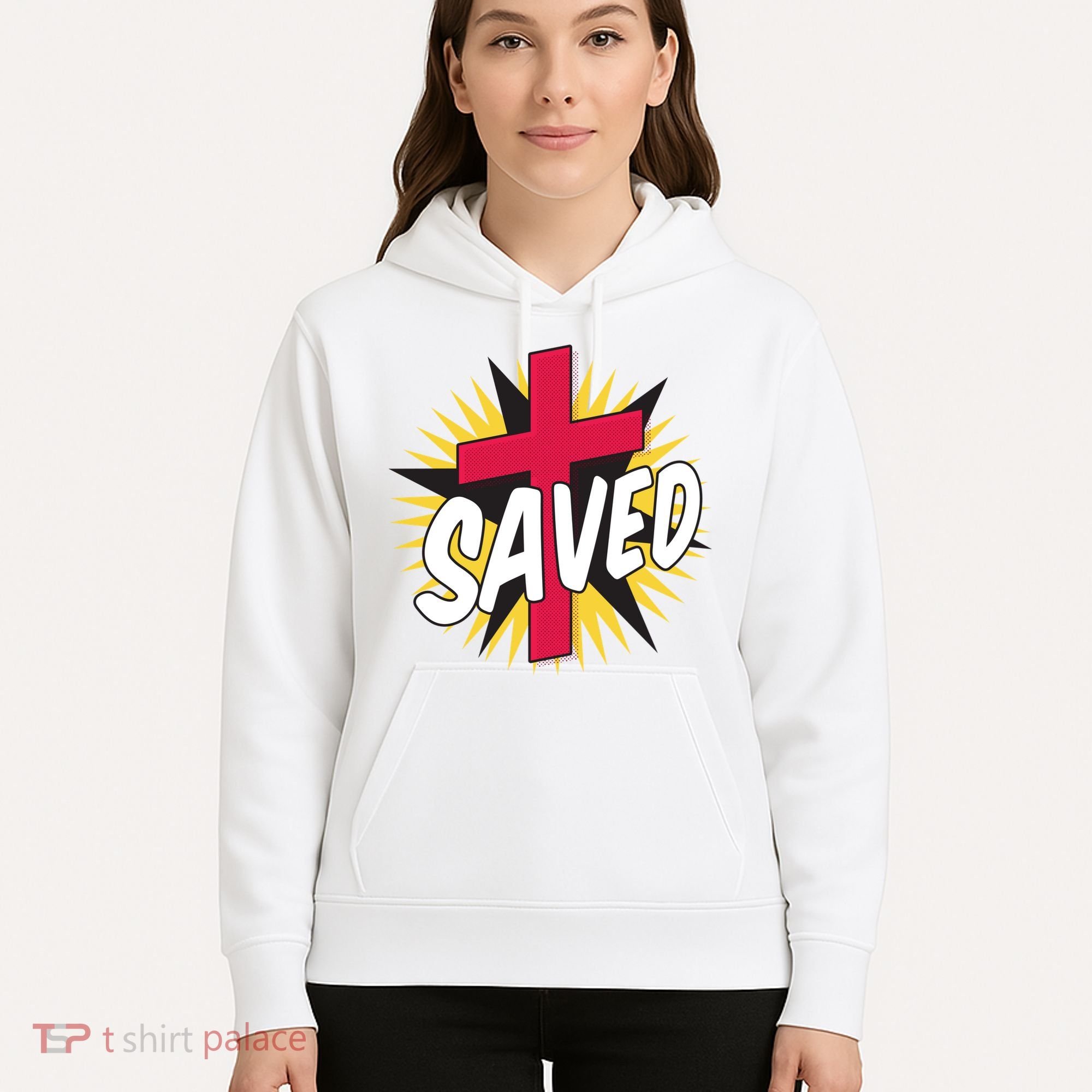 Saved Comic Cross Hoodie