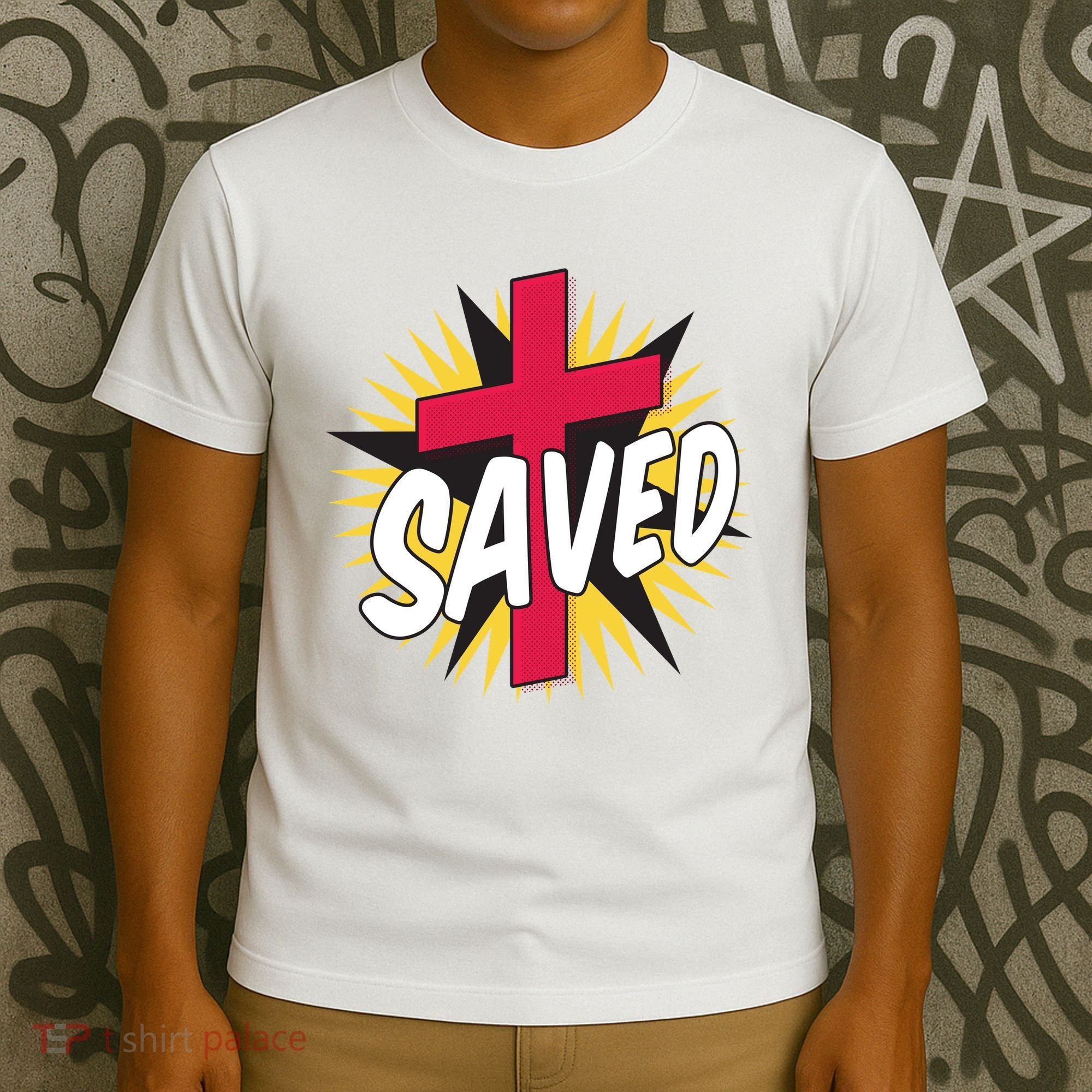 Saved Comic Cross T-Shirt
