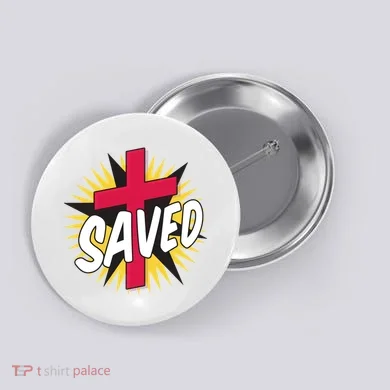 Saved Comic Cross Button