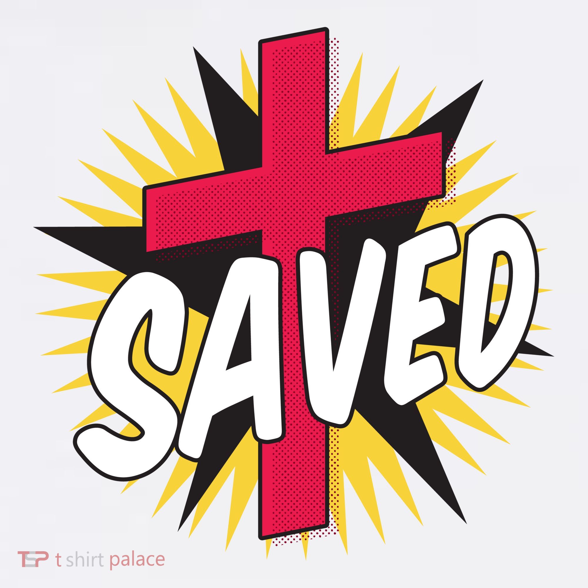 Saved Comic Cross Bucket Hat