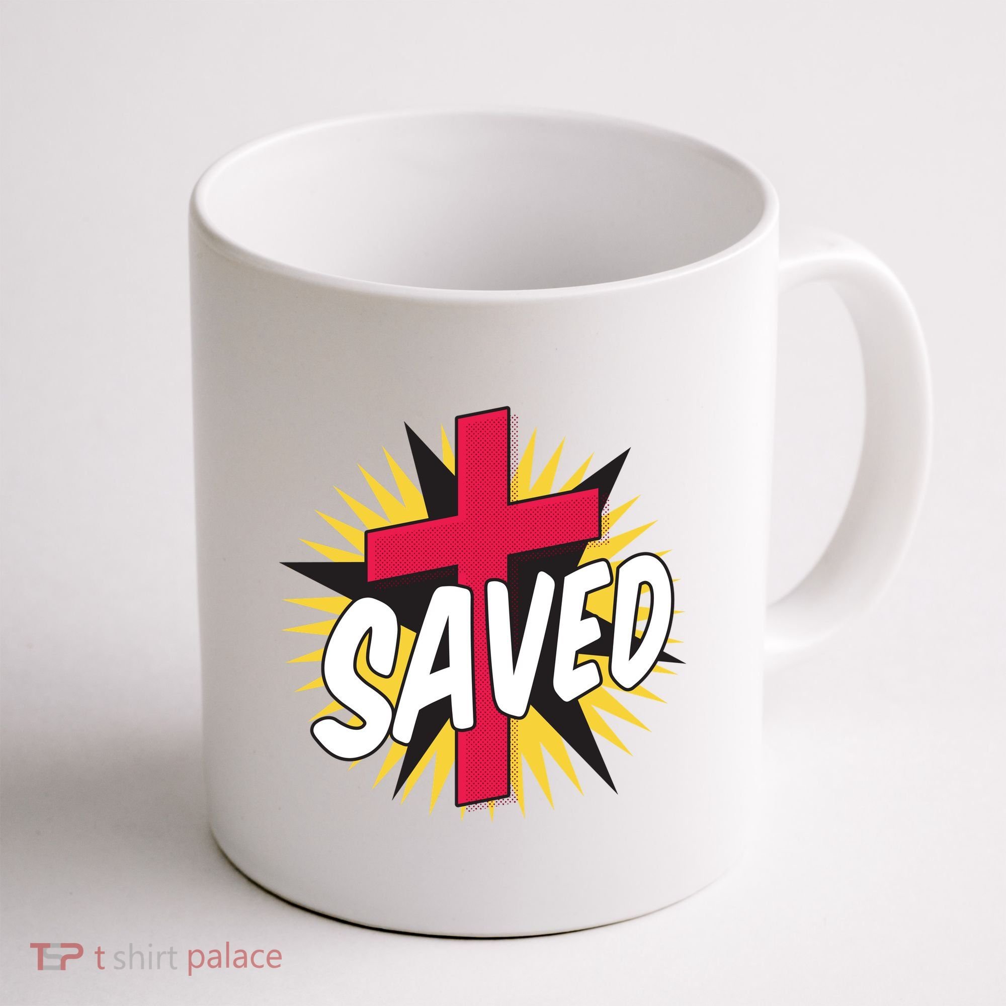 Saved Comic Cross Coffee Mug