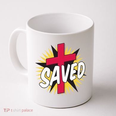 Saved Comic Cross Coffee Mug