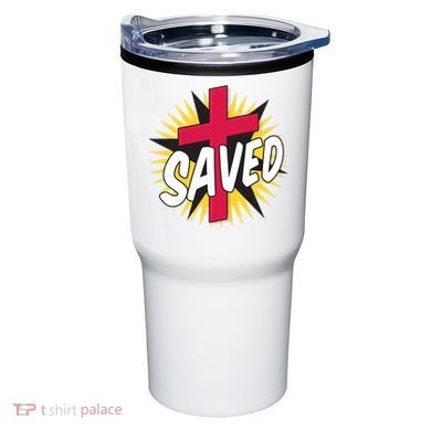 Saved Comic Cross Tumbler