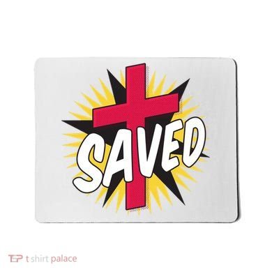 Saved Comic Cross Mousepad