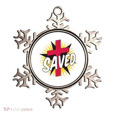 Saved Comic Cross Ornament