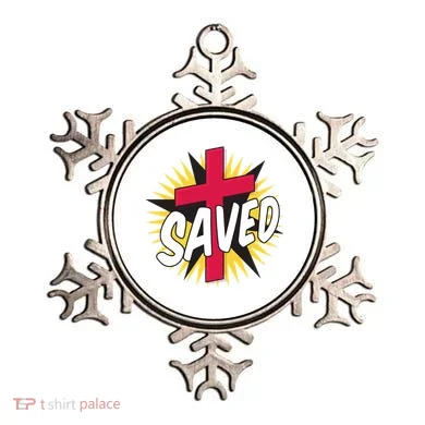 Saved Comic Cross Ornament