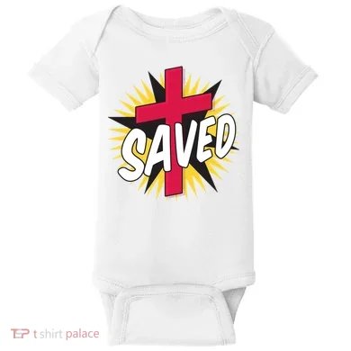 Saved Comic Cross Baby Bodysuit