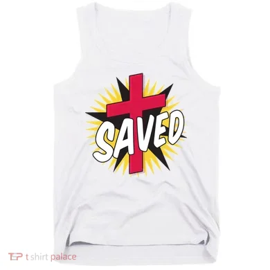 Saved Comic Cross Tank Top