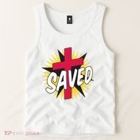 Saved Comic Cross Tank Top thumb 2