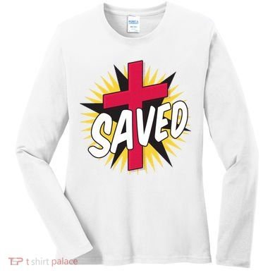 Saved Comic Cross Women's Long Sleeve Shirt