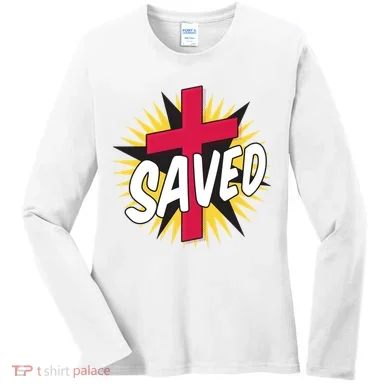 Saved Comic Cross Women's Long Sleeve Shirt