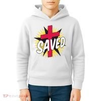 Saved Comic Cross Kids Hoodie thumb 4