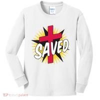 Saved Comic Cross Kids Long Sleeve Shirt thumb 0