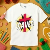 Saved Comic Cross Kids T-Shirt thumb 3