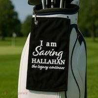 Saving Hallahan The Legacy Continues Golf Towel thumb 2