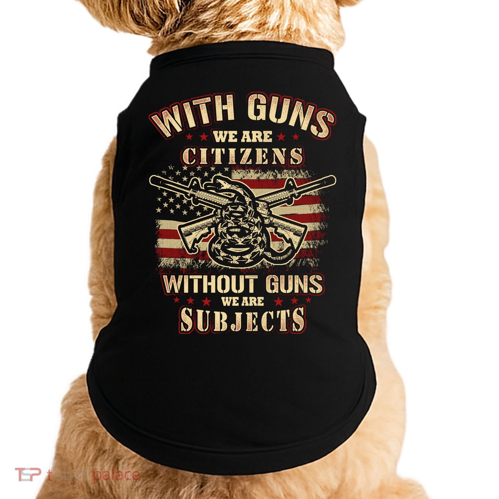 Second Amendment Conservative Gun Rights Doggie Tank