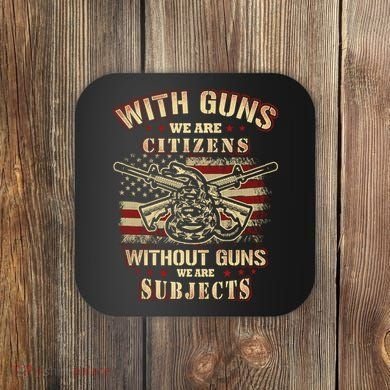 Second Amendment Conservative Gun Rights Coaster