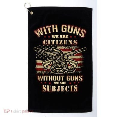 Second Amendment Conservative Gun Rights Golf Towel