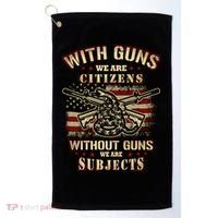 Second Amendment Conservative Gun Rights Golf Towel thumb 0
