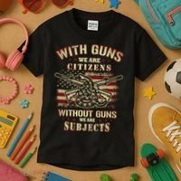 Second Amendment Conservative Gun Rights Kids T-Shirt thumb 3