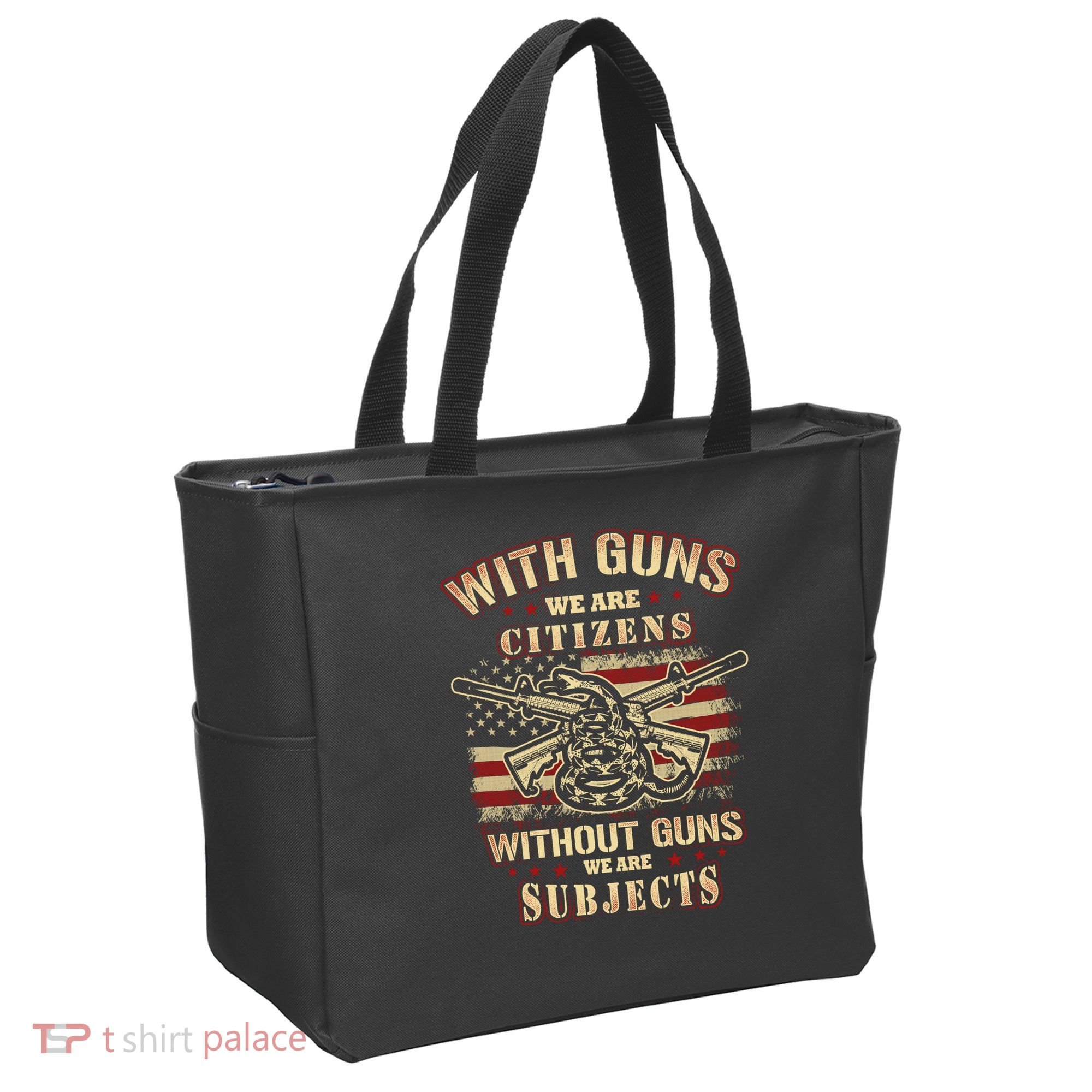 Second Amendment Conservative Gun Rights Tote Bag