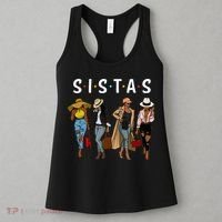 Sistas Afro Women Together Women Birthday Women's Tank Top thumb 3