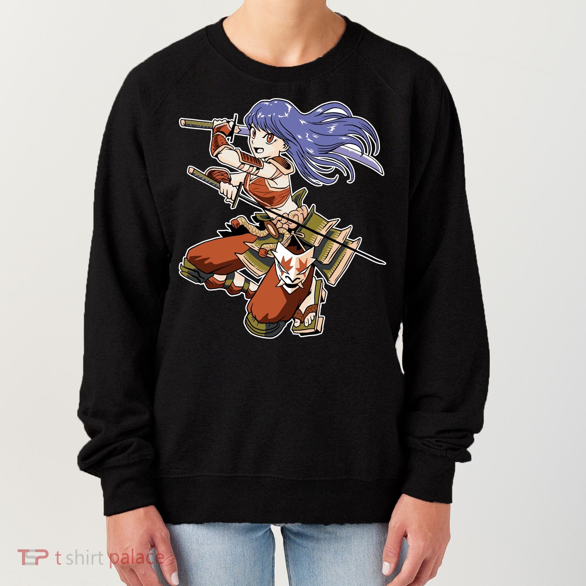 Samurai Anime Warrior Women's Sweatshirt