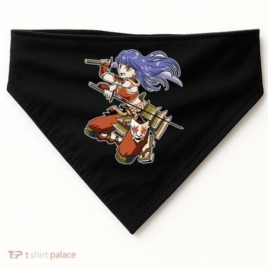 Samurai Anime Warrior USA-Made Doggie Bandana