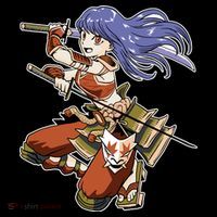 Samurai Anime Warrior USA-Made Doggie Bandana thumb 2