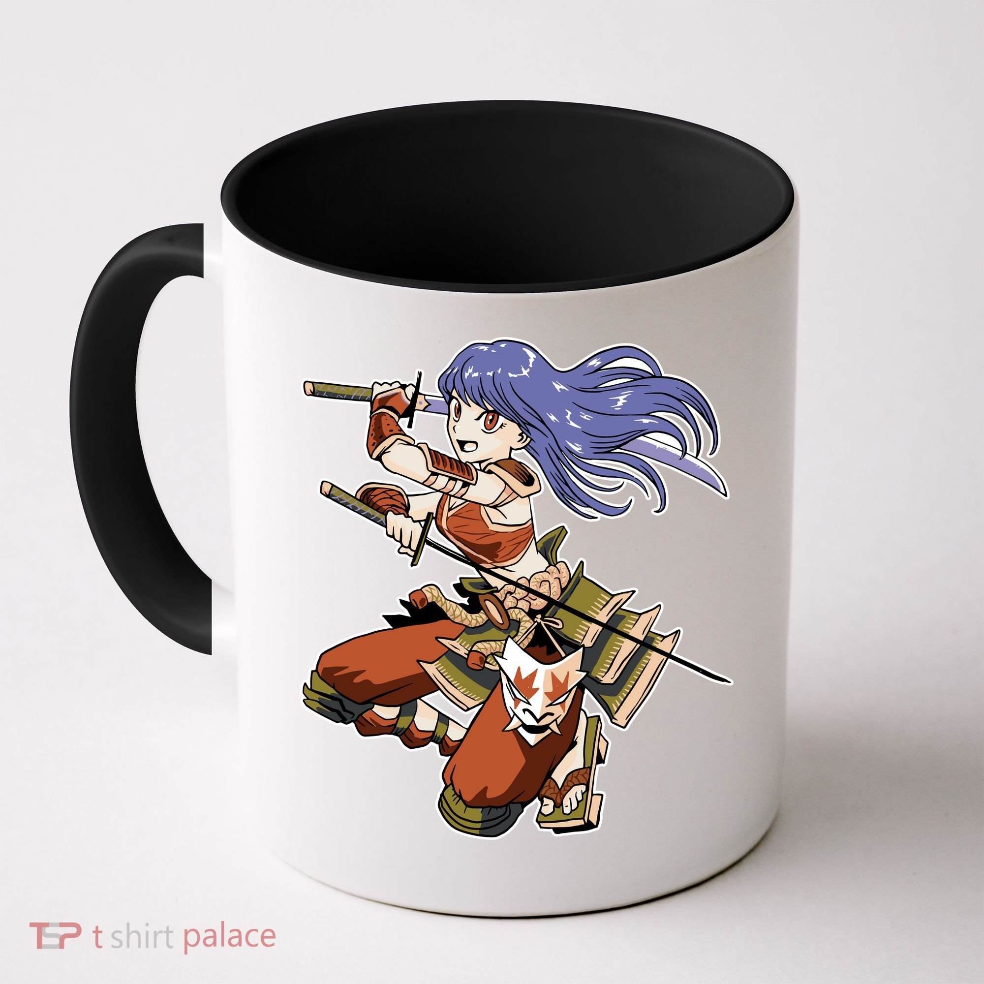 Samurai Anime Warrior Coffee Mug