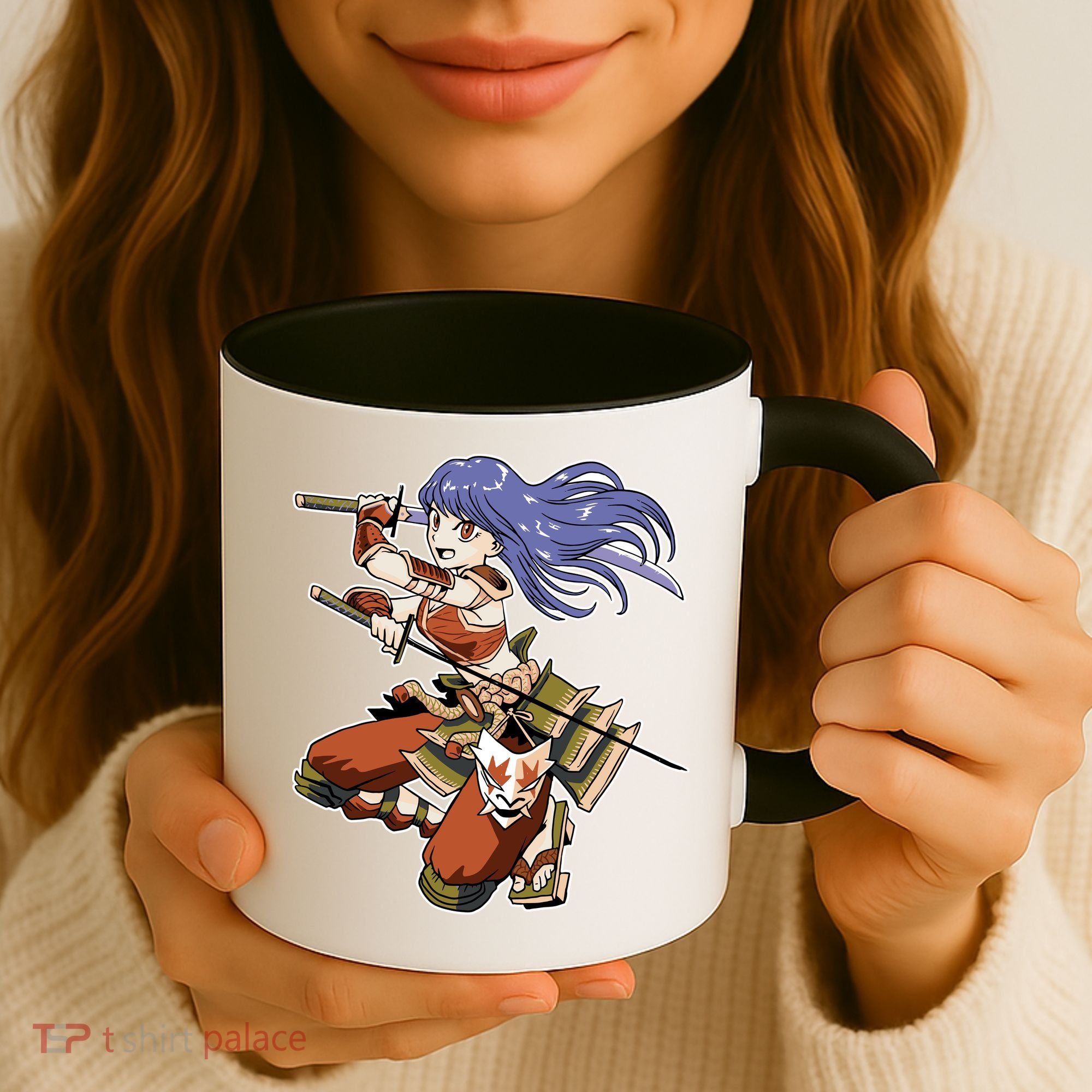 Samurai Anime Warrior Coffee Mug